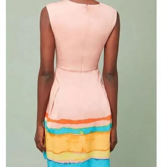 NWT Tracy Reese For Anthropologie Mini Pink Dress Size 6 - Picture 4 of 13